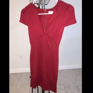 Tobi Deep V Neck Dress Size XS/S